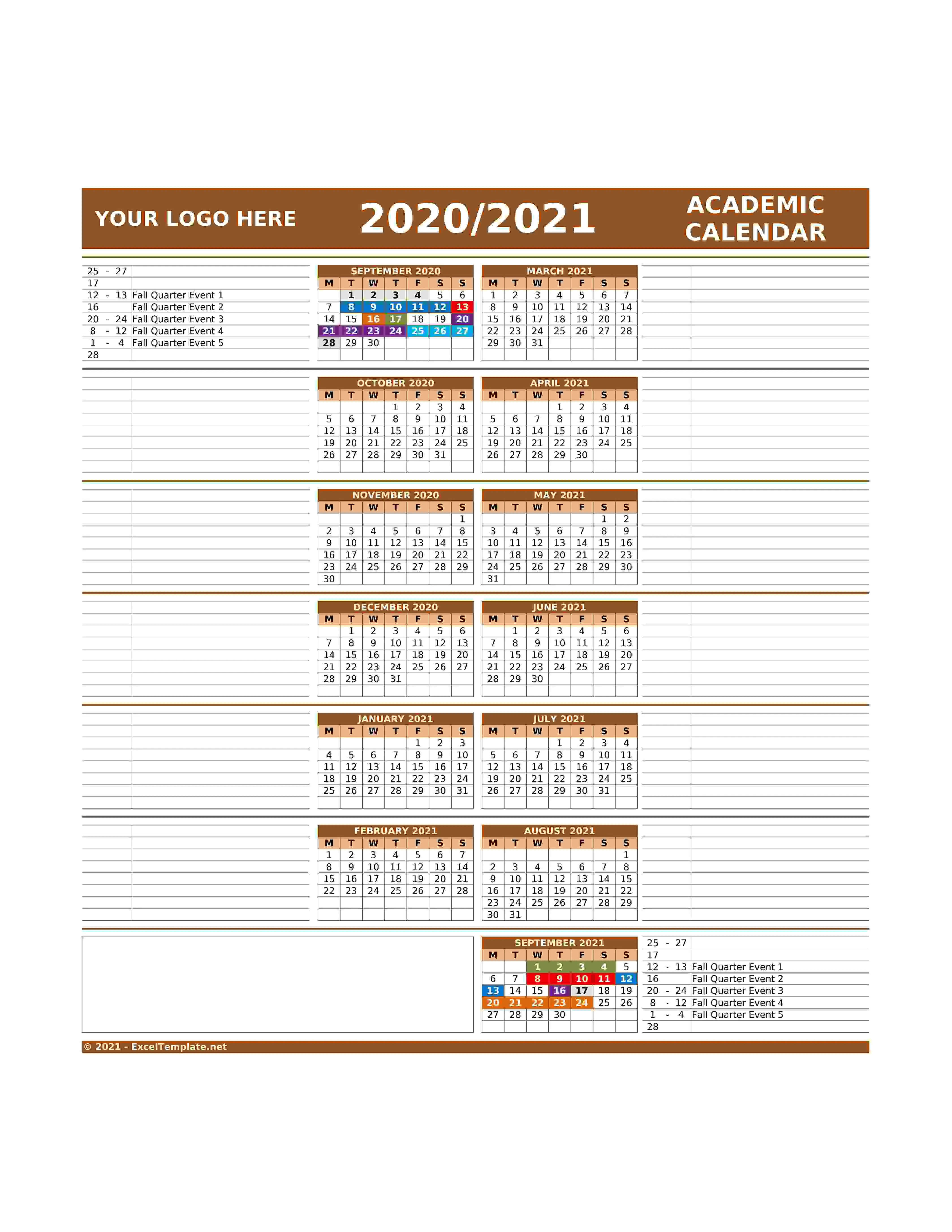 2020   2021 Academic Calendar New Model 11   V2 6   Tabular   Left and Right Notes   FU
