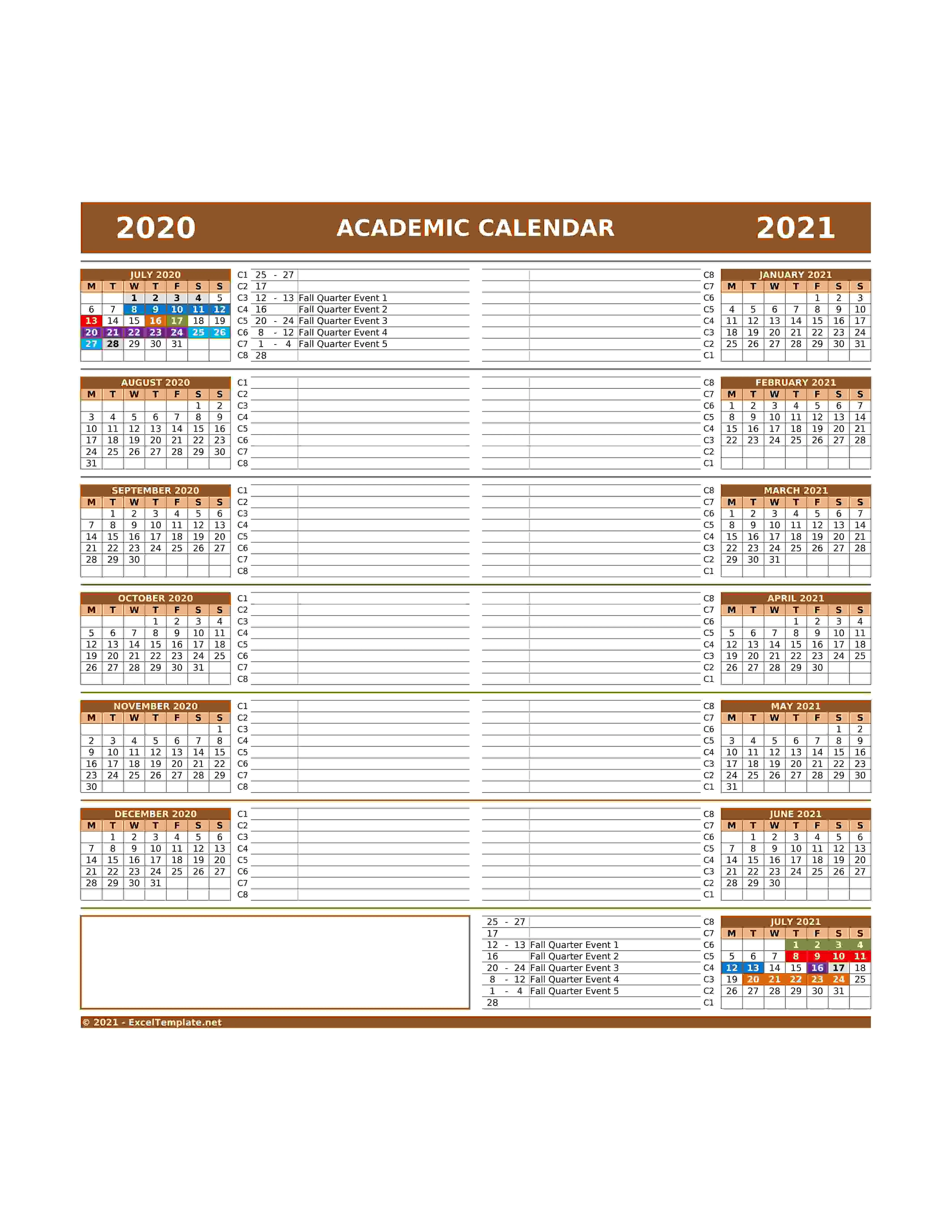 2020   2021 Academic Calendar New Model 12   V2 6   Tabular   Middle Notes   FU