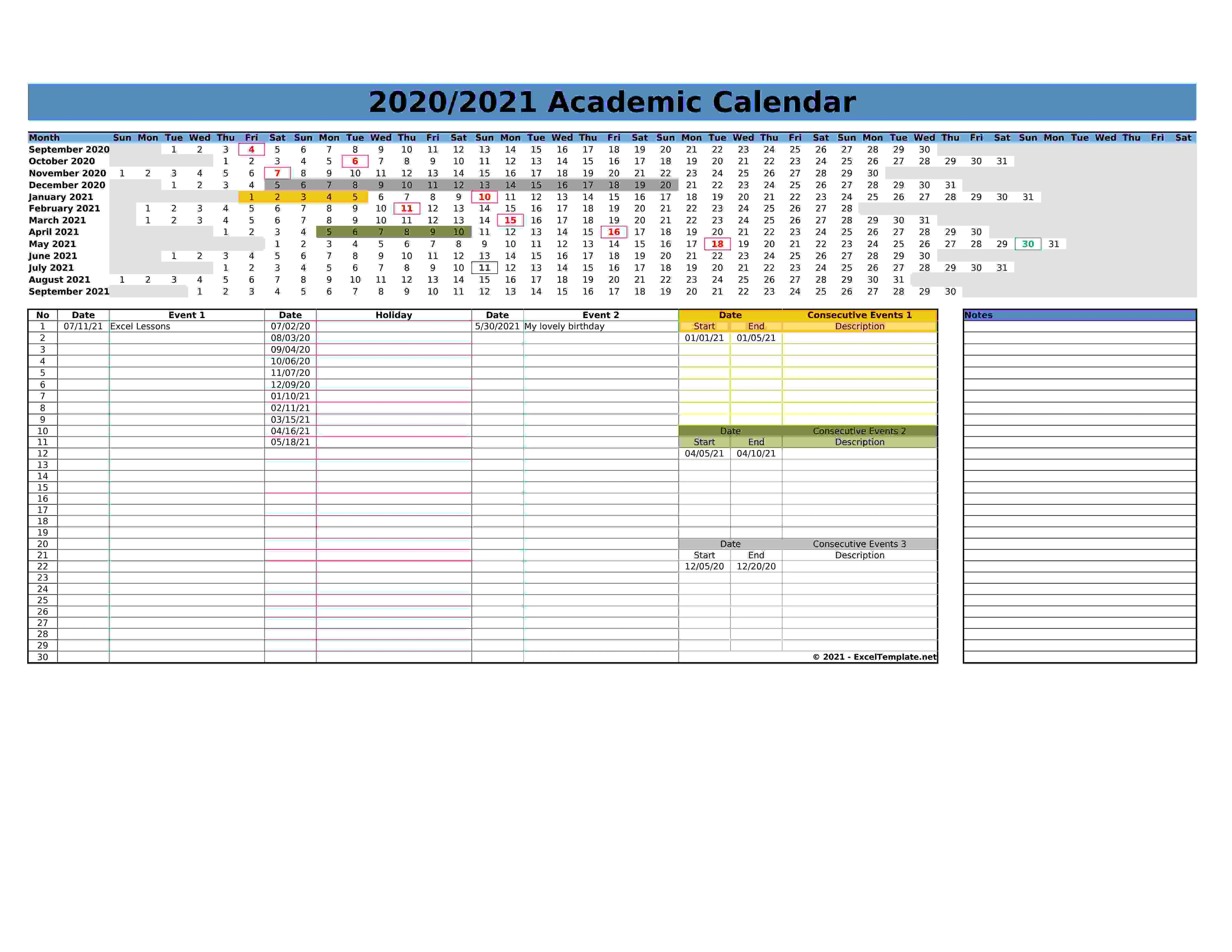 2020   2021 Academic Calendar New Model 3   V2 6   Linear   Bottom Notes   FU
