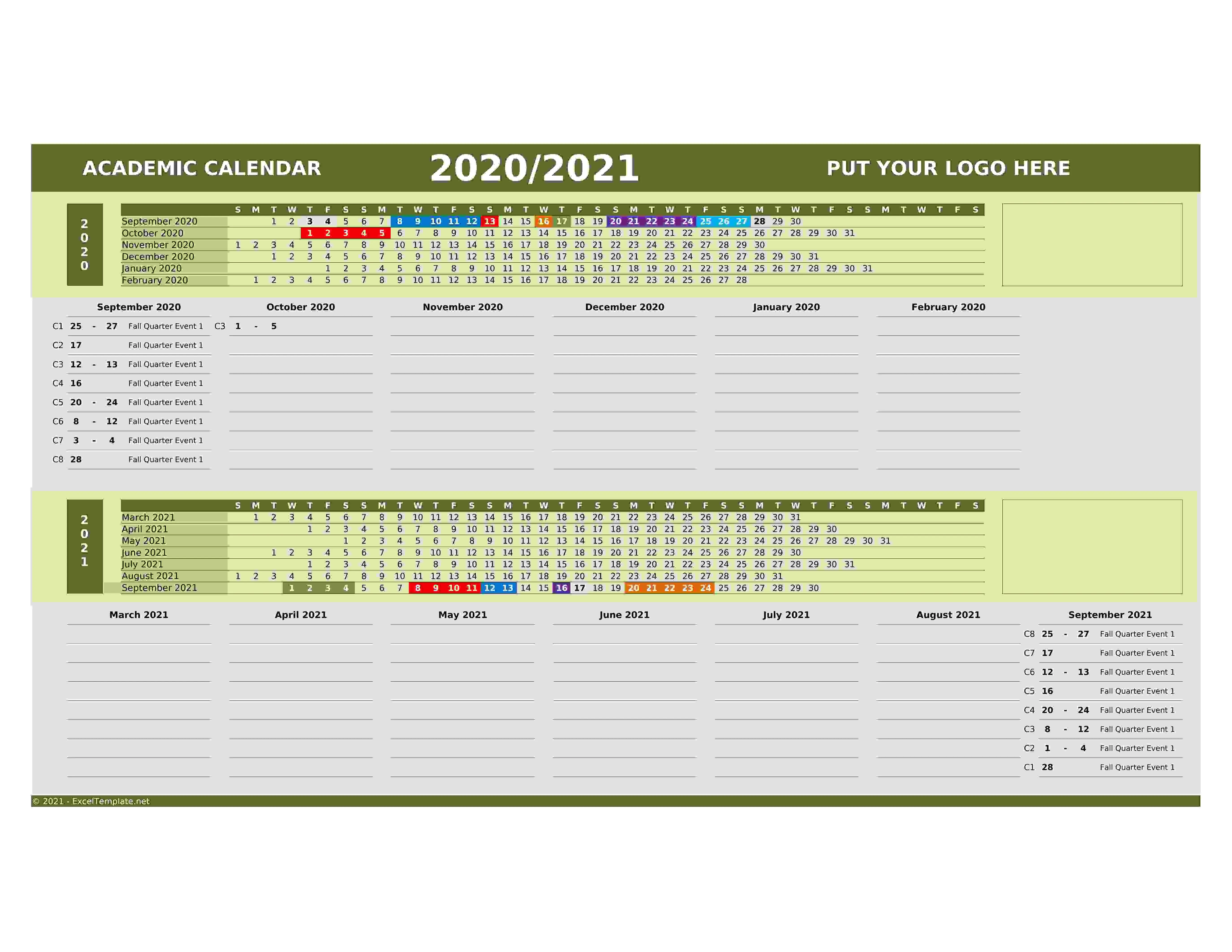 2020   2021 Academic Calendar New Model 8   V2 6   Linear Split   Bottom Notes   FU