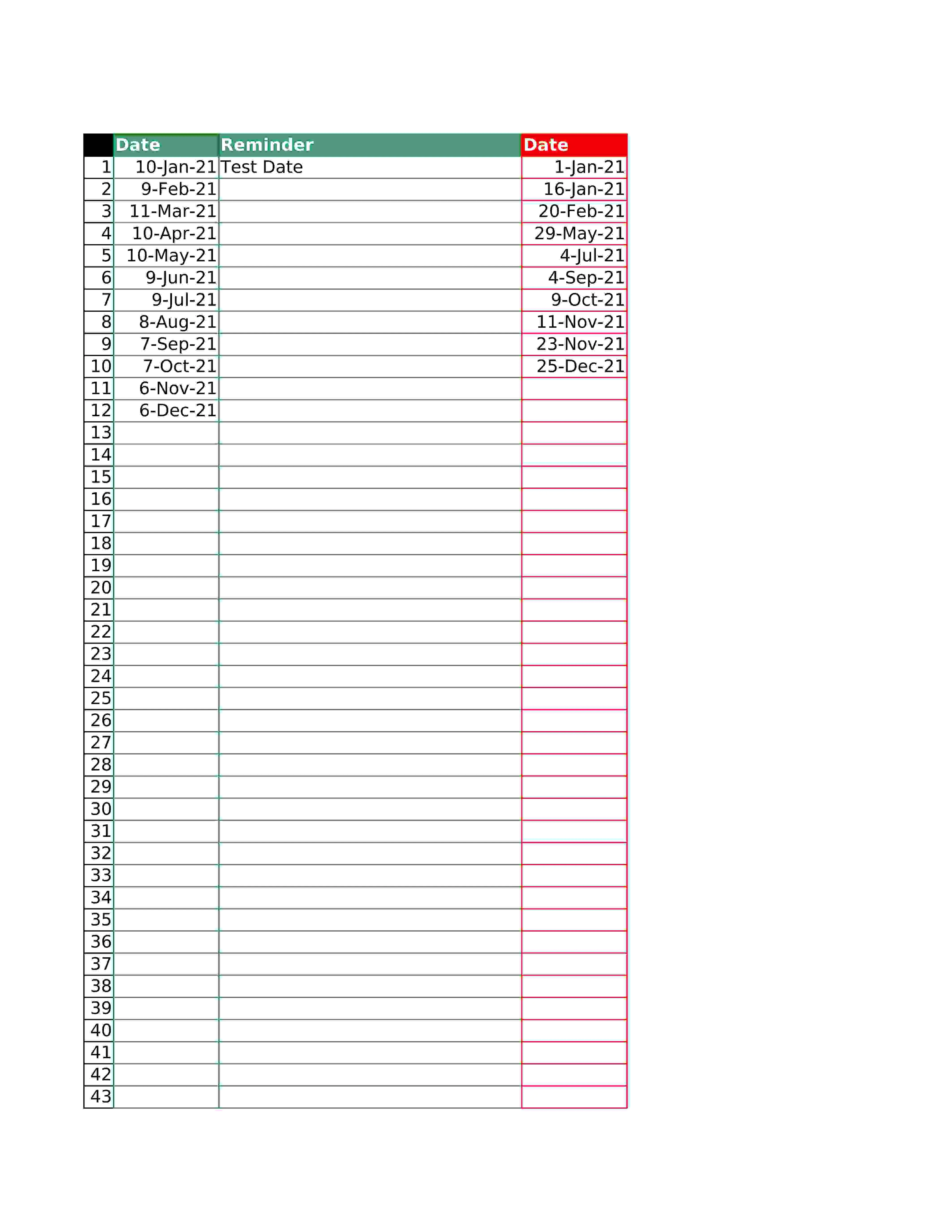 2021 Calendar Model 1   V2 6   Landscape   Separate Notes