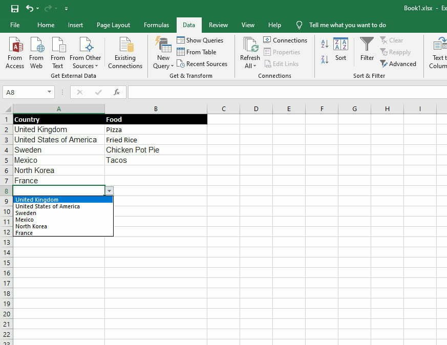 Creating A Drop Down List In Excel Macrosinexcel Com